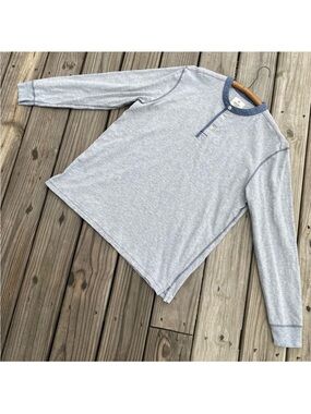 True Grit Henley Raw Edge Shirt